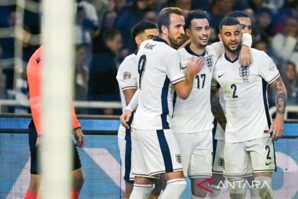 Timnas Inggris raih kemenangan meyakinkan 3-0 atas Latvia