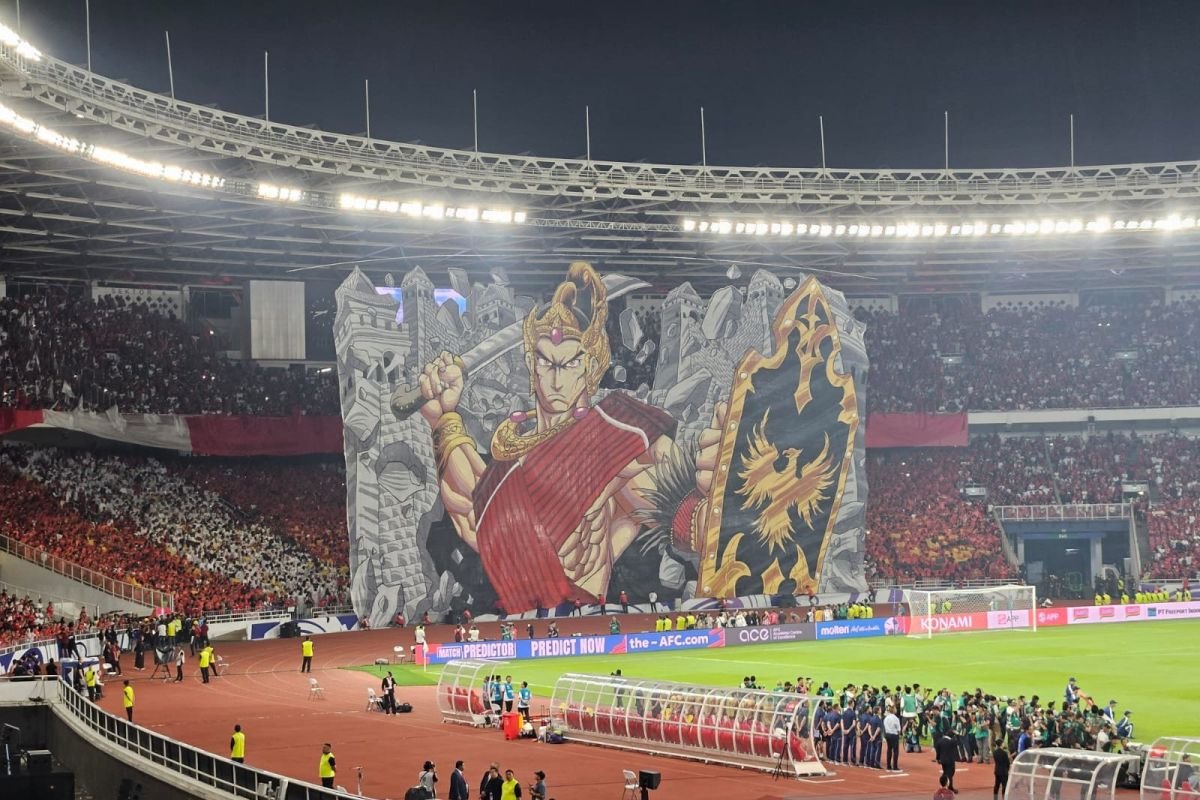 Pertunjukan Tifo Pendekar: Warna dan Gerakan dalam Laga Indonesia vs China