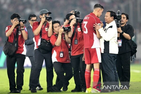 Prabowo Berterima Kasih Timnas atas Kemenangan Melawan China: Semoga Lolos ke Piala Dunia