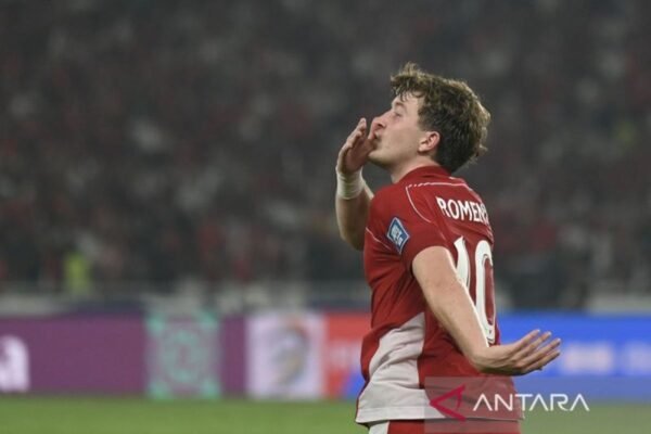 Penalti Ole Romeny Bawa Indonesia Memimpin 1-0 atas China di Babak Pertama