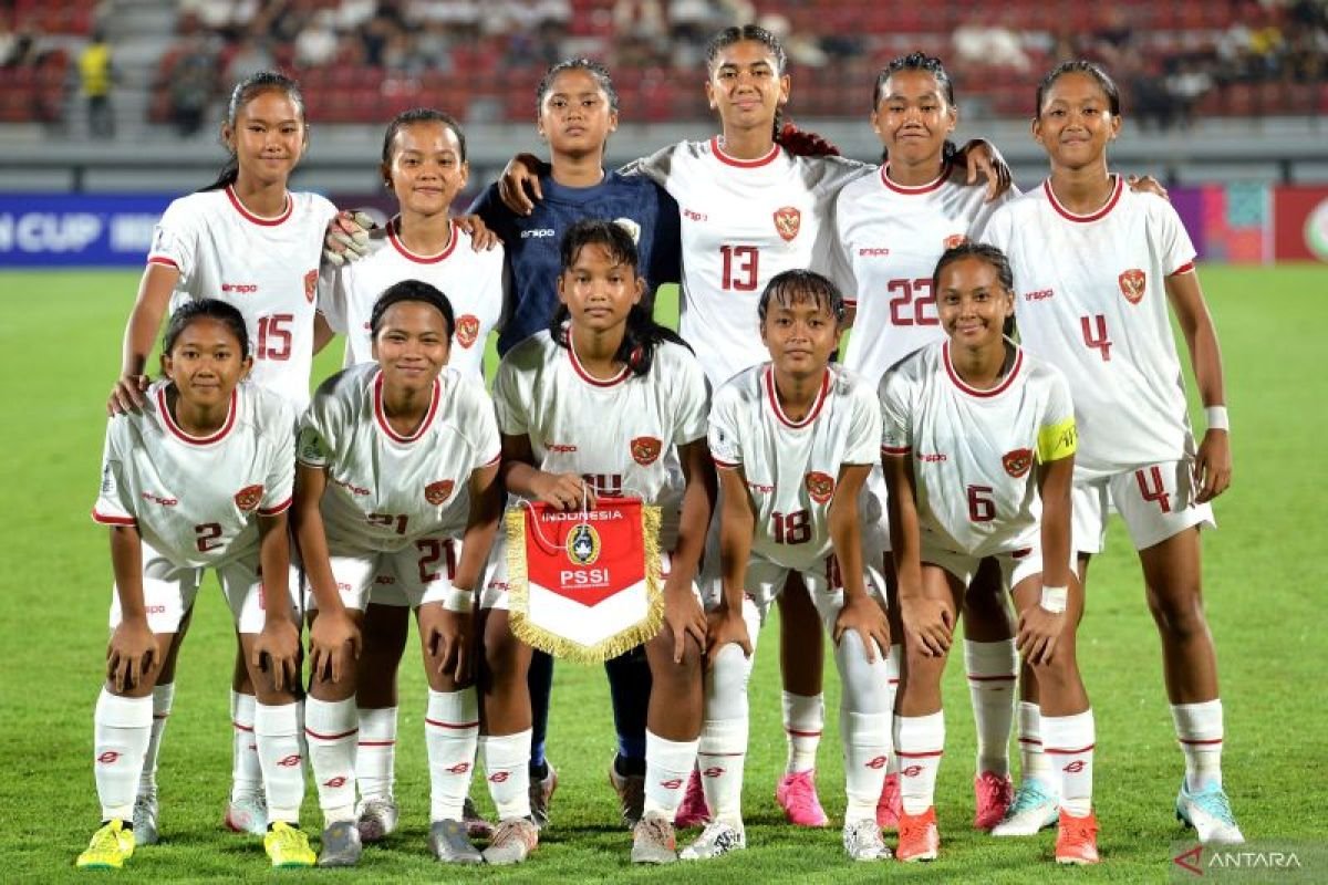 Indonesia Bergabung dalam Grup C Kualifikasi Piala Asia U-17 Wanita 2026